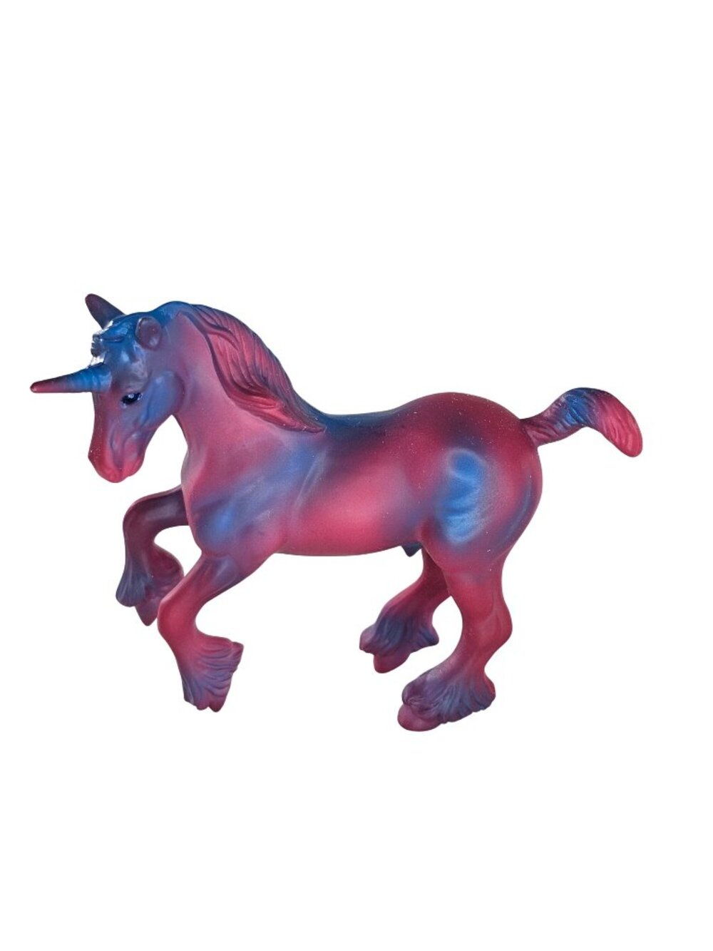 Breyer Stablemate Unicorn Swirl Purple Dream Draft Horse Pink Blue #6912